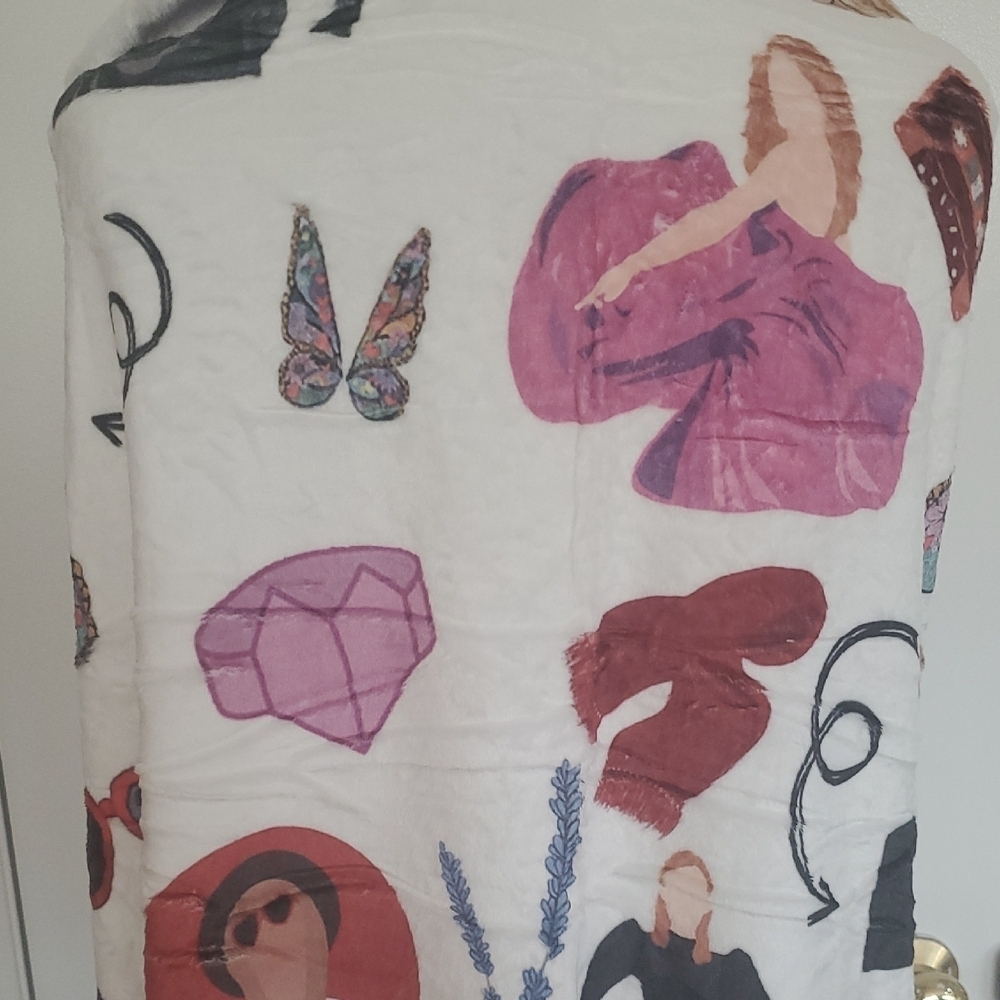 Taylor Swift Artistic Print Blanket - Multicolor - Picture 5 of 7